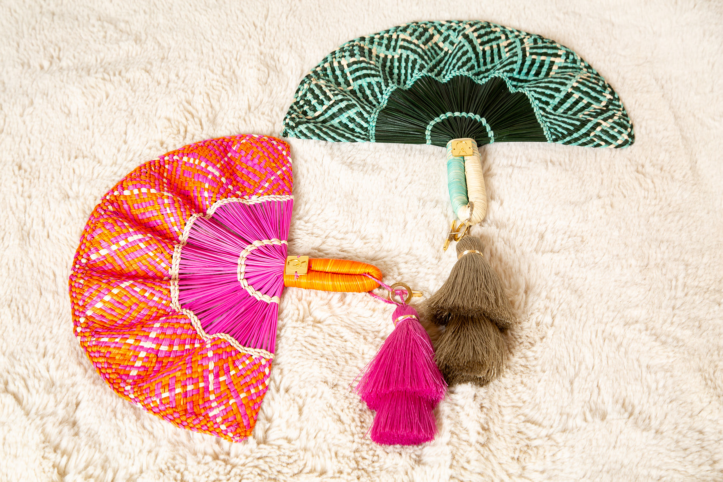 Abanico Caribe Fucsia/Naranja