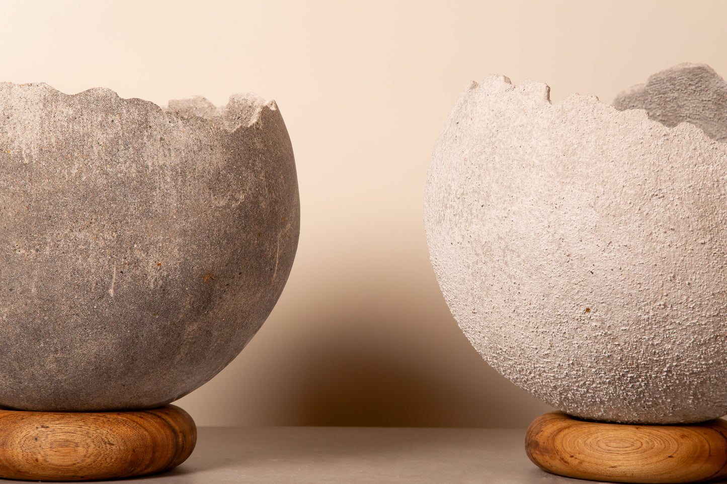 Rustic Concrete Flowerpot