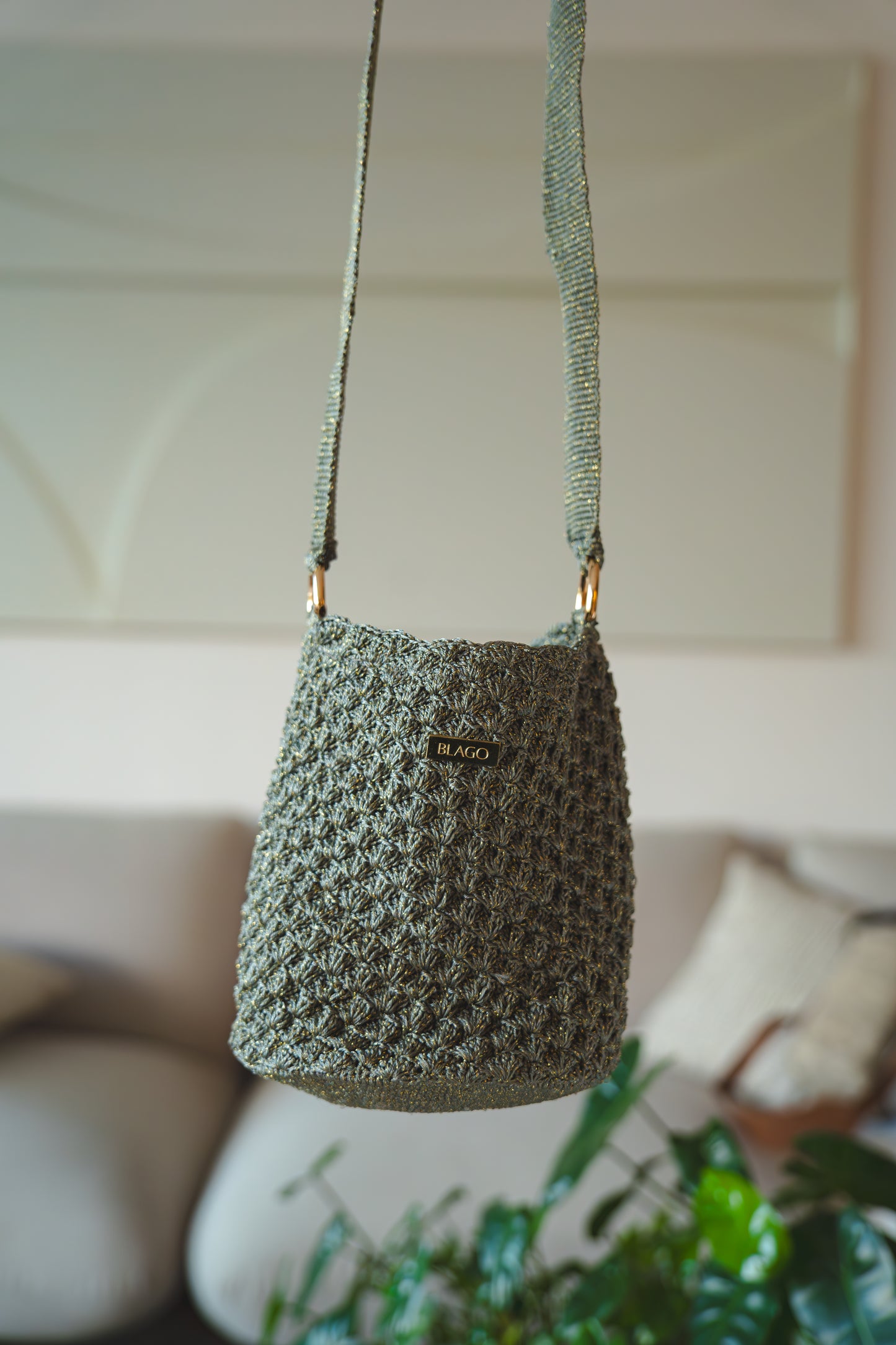 Seashell Golden Grey Backpack