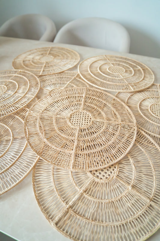 Set Individuales Iraca Circular